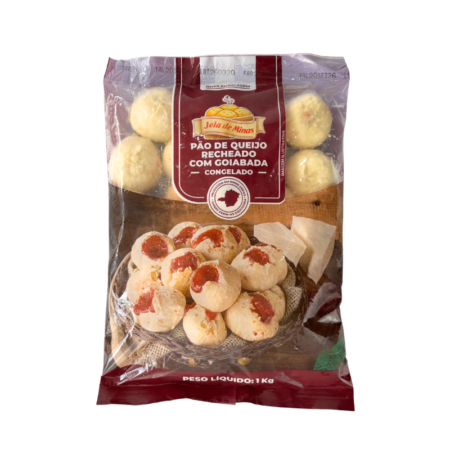 Pão de Queijo Recheado Goiabada 1kg