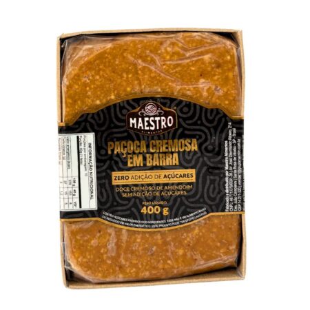 Paçoca Cremosa em Barra Zero 400g