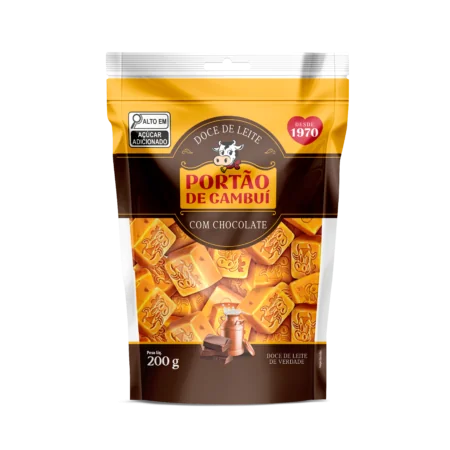 Doce de Leite com Chocolate em Cubos 200g