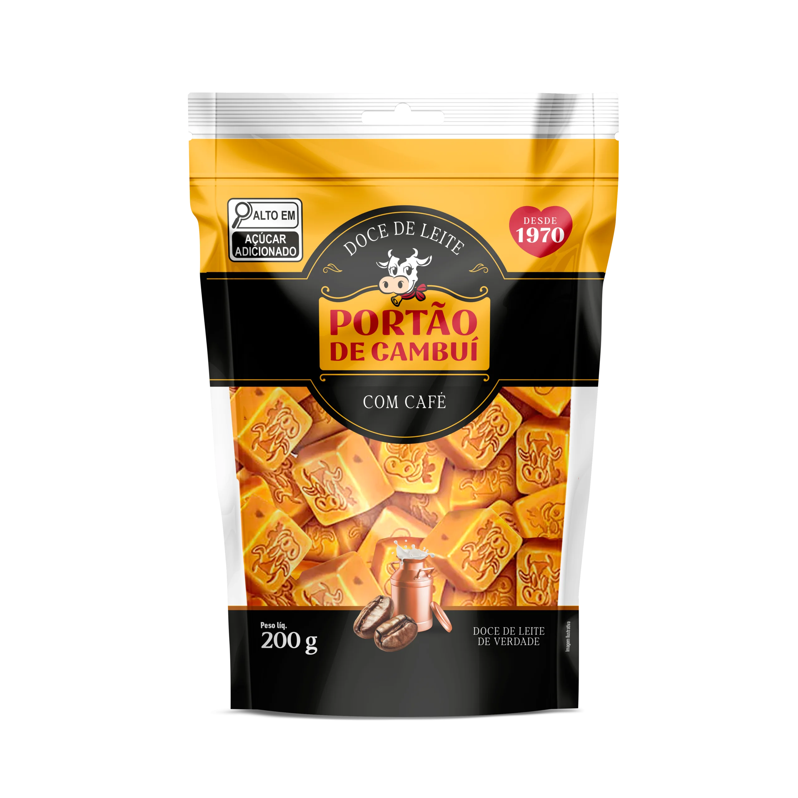 Doce de Leite com Café em Cubos 200g