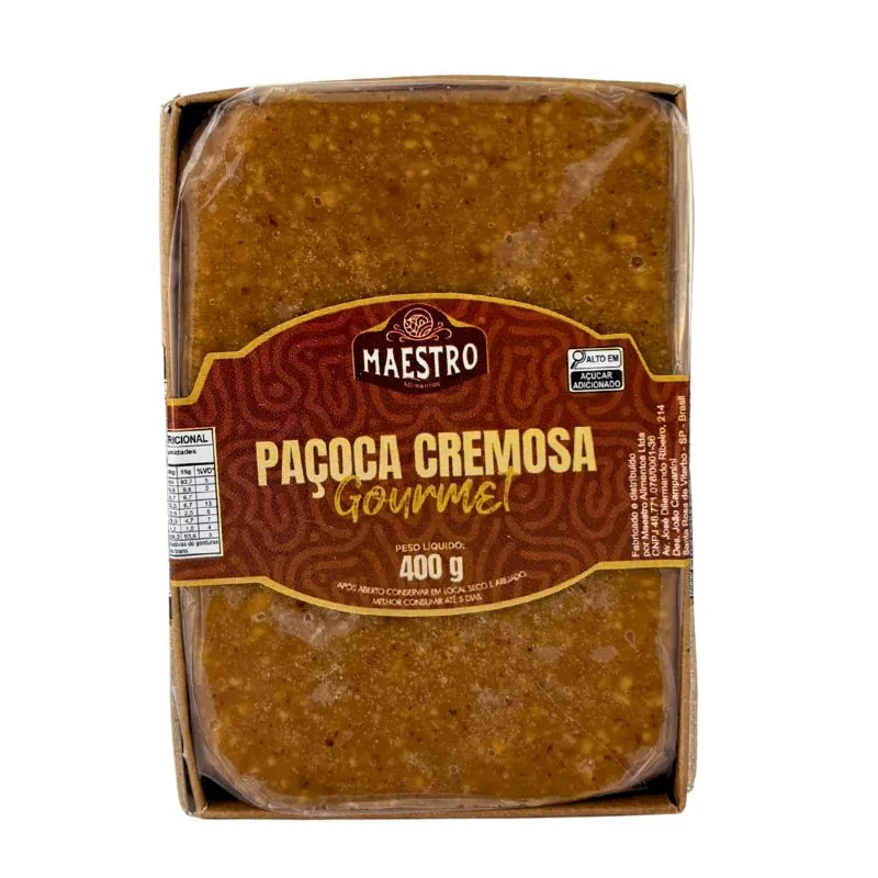 Paçoca Cremosa em Barra 400g