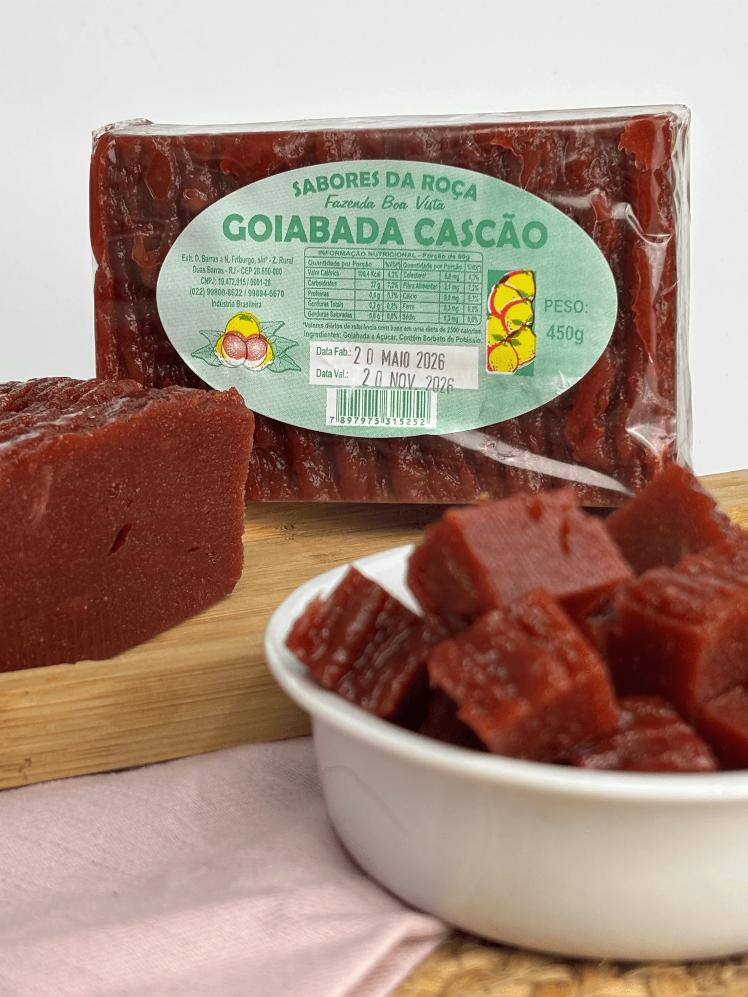 Goiabada Cascão em Barra 450g - Imagem 2