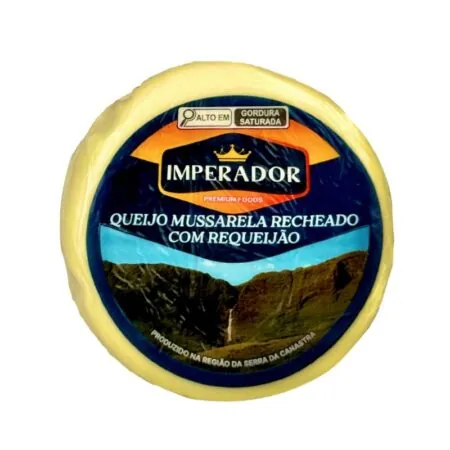 Queijo Mussarela Trufado com Requeijão